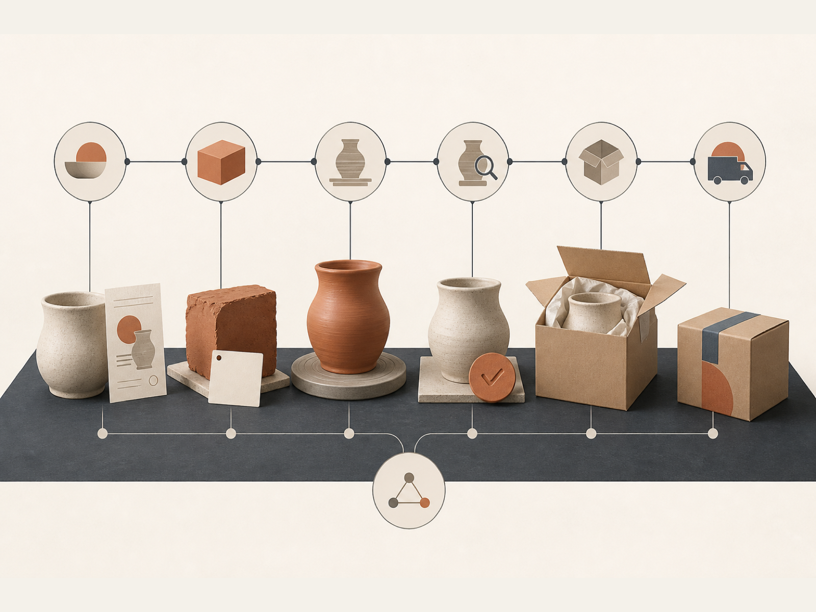 Cover for the ceramics order-to-shipping AI preparation blueprint